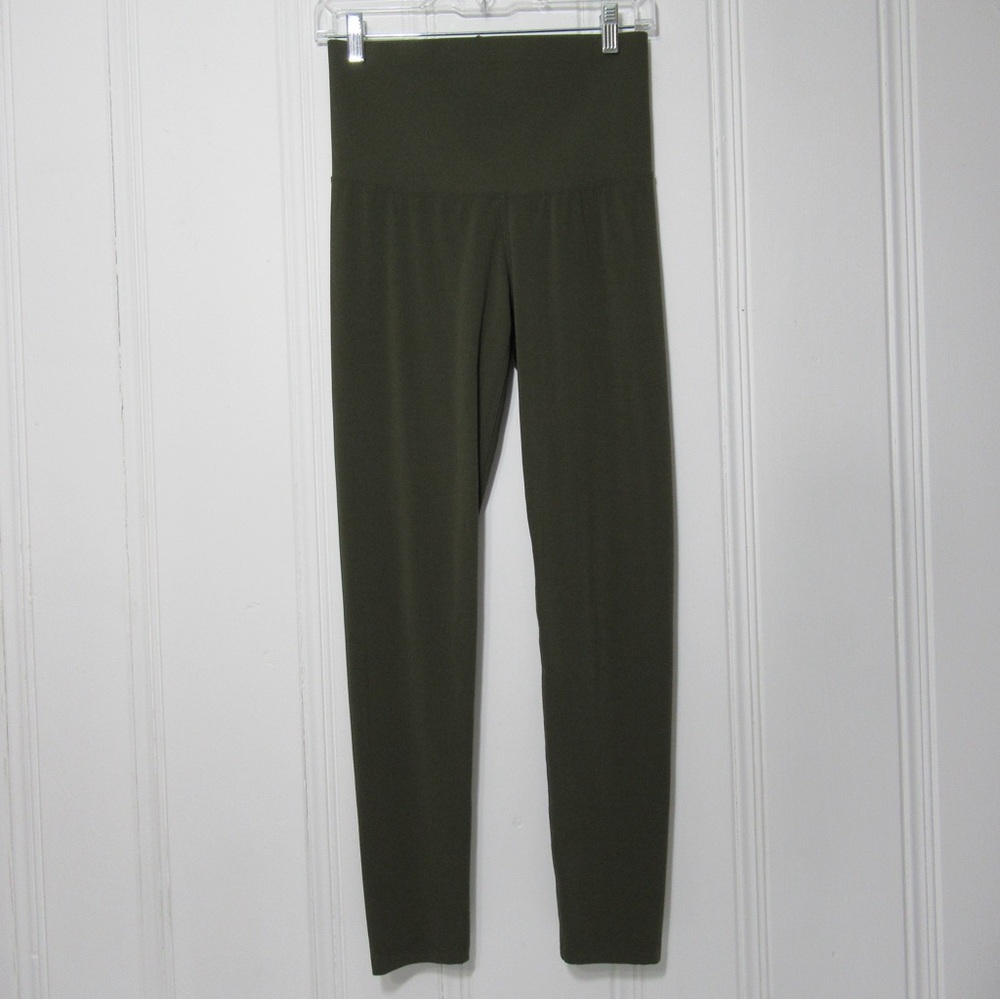Coco + Carmen Olive Green Leggings Size Medium